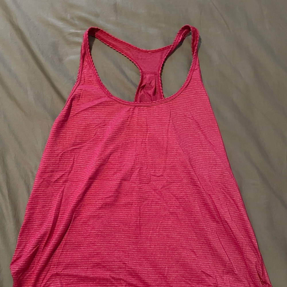 Lululemon Scalloped Edge Racerback Tank Top - Pink
